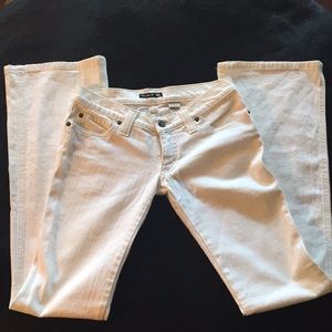 NWOT Frankie B Low Rise Flare White Jeans